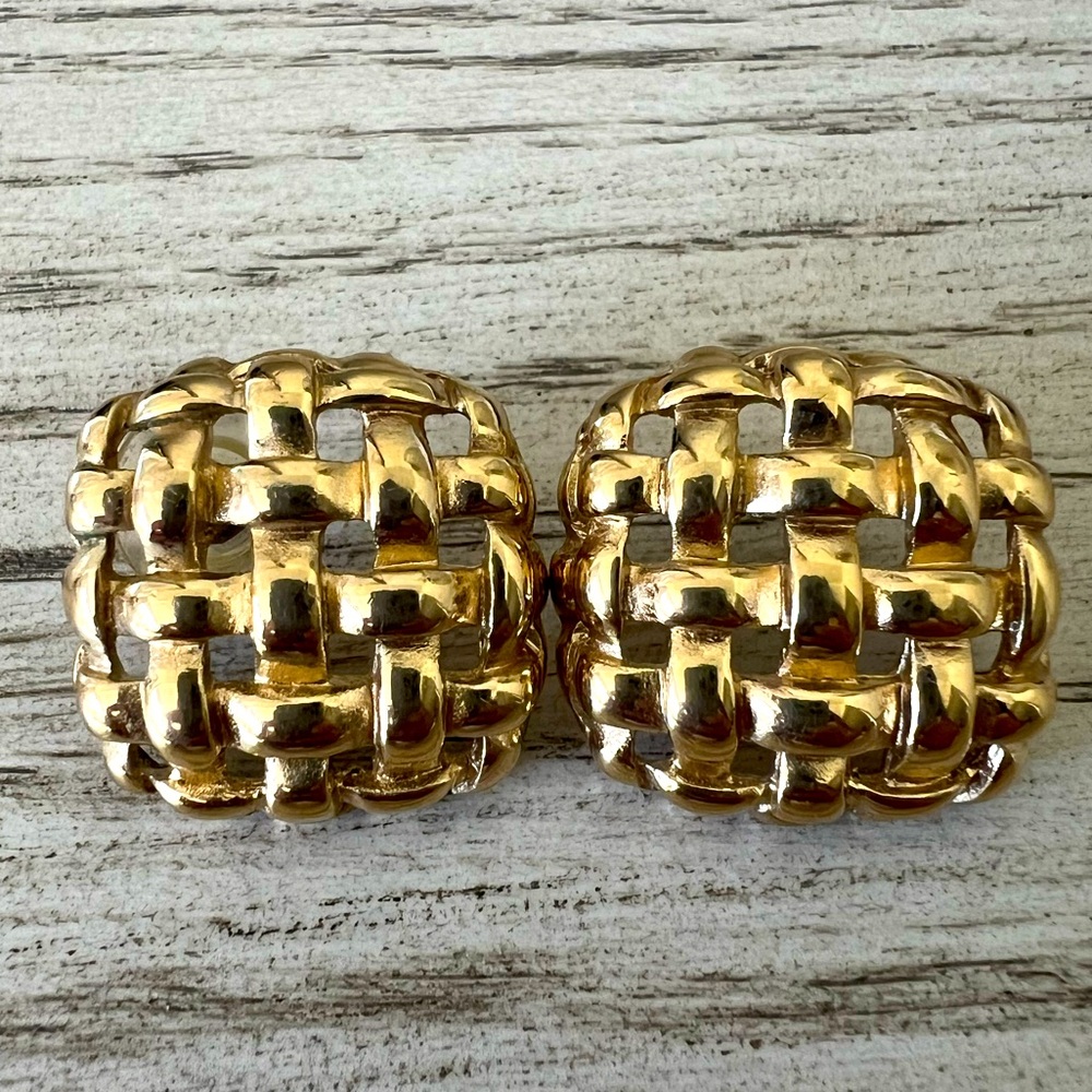 Authentic vintage Givenchy stud earrings